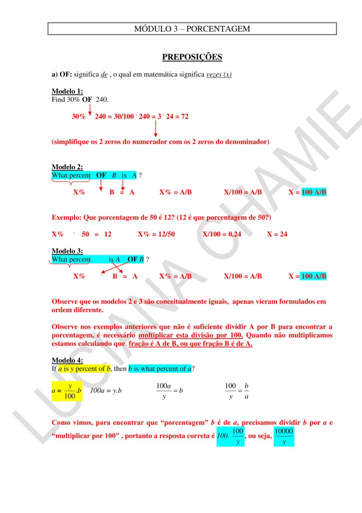 MODULO 3 - PORCENTAGEM - WEB2016-01