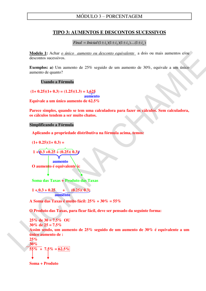 MODULO 3 - PORCENTAGEM - WEB2016-05
