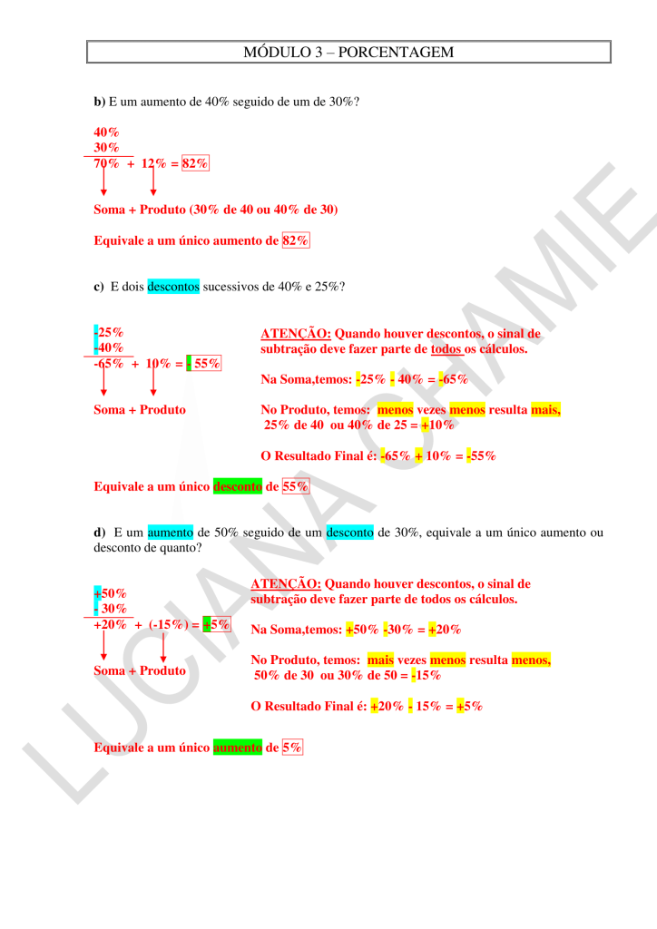 MODULO 3 - PORCENTAGEM - WEB2016-06