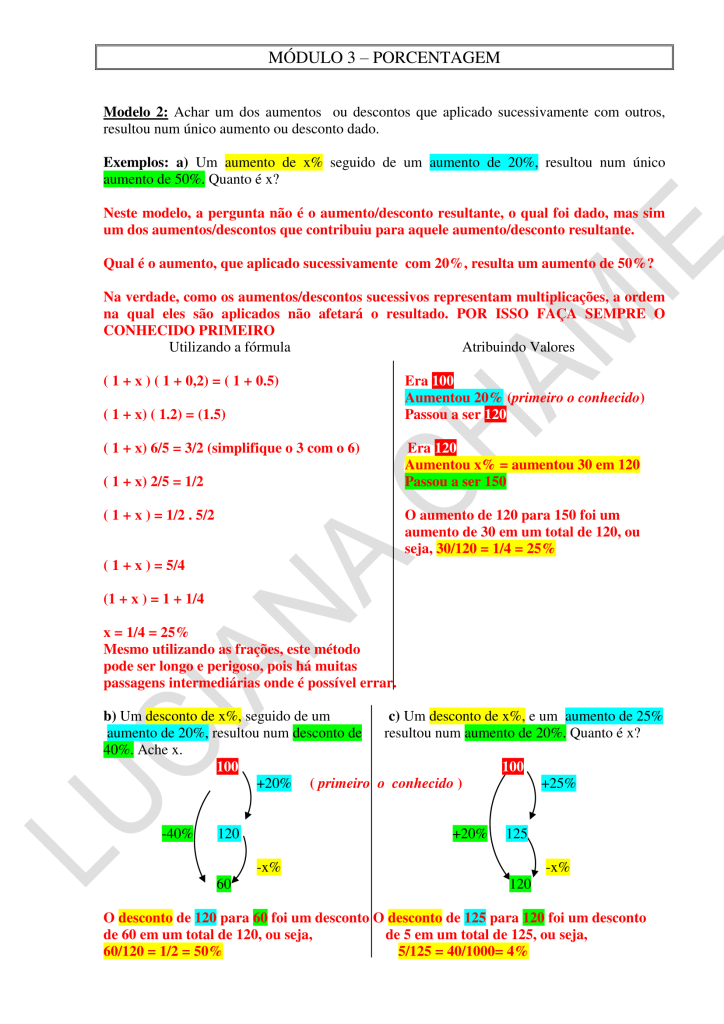 MODULO 3 - PORCENTAGEM - WEB2016-08