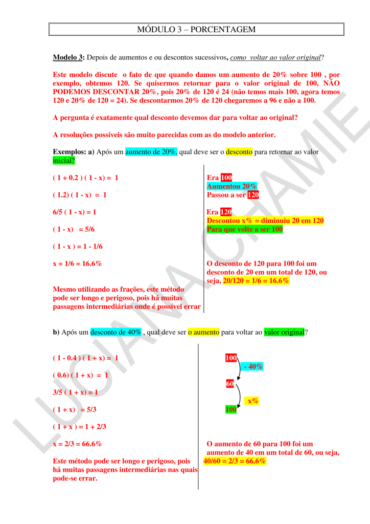 MODULO 3 - PORCENTAGEM - WEB2016-09